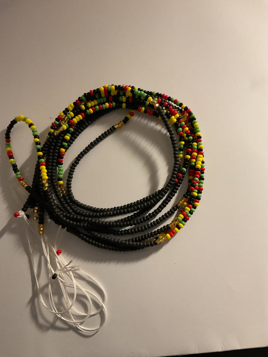 Black love waistbead